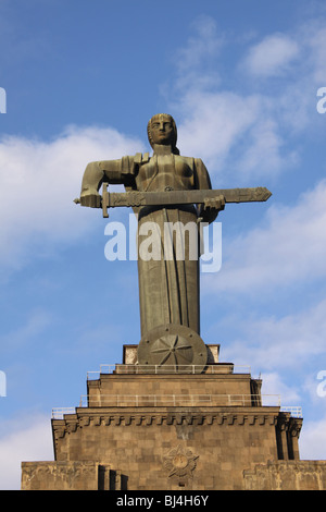 Armenia. Yerevan.The Mother Armenia monument in Victory Park. Stock Photo
