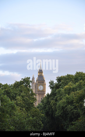 St. James Park, London England. Big Ben Stock Photo