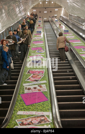 London Undergound, Jubilee line, Waterloo station Stock Photo