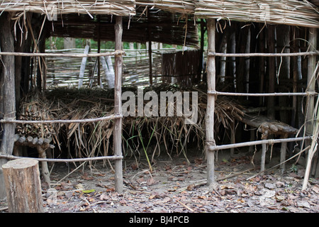 Native American Monacan Indian tribe Village Virginia in USA US North ...