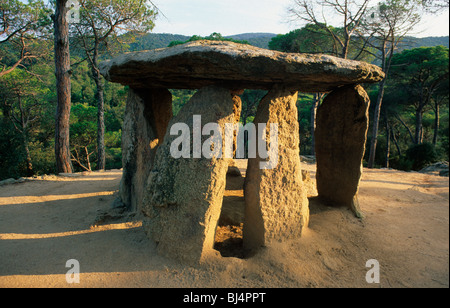 Pedra Gentil dolmen, Barcelona, Spain, Europe Stock Photo