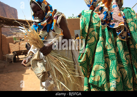 Africa Boni Candid Fruit and Vegetable Mali Market Stock Photo