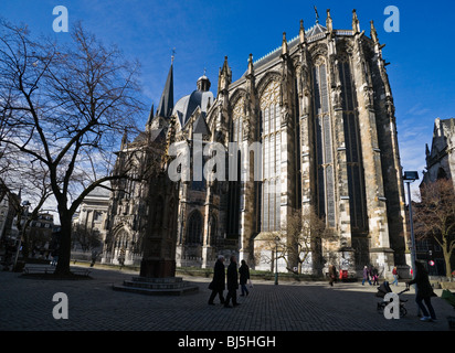 Aachen Cathedral. Aachen, North Rhine-Westphalia, Germany. Stock Photo