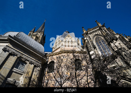 Aachen Cathedral. Aachen, North Rhine-Westphalia, Germany. Stock Photo