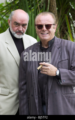 Welsh lookalikes Sean Connery - Hugh Lewis & Jack Nicholson - Meyrick Sheen Stock Photo