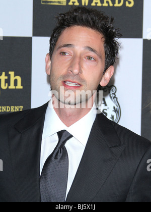 ADRIEN BRODY 25TH FILM INDEPENDENT SPIRIT AWARDS DOWNTOWN LOS ANGELES CA USA 05 March 2010 Stock Photo