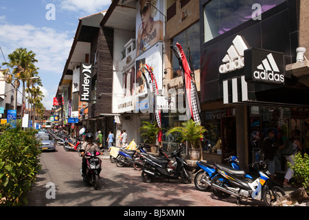 Indonesia, Bali, Kuta Square shopping complex, Adidas shop Stock Photo