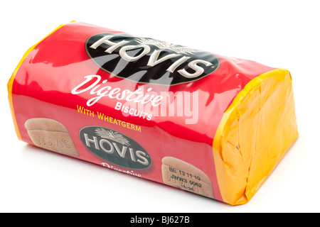 Packet of Hovis digestive biscuits Stock Photo