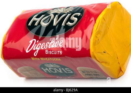 Packet of Hovis digestive biscuits Stock Photo