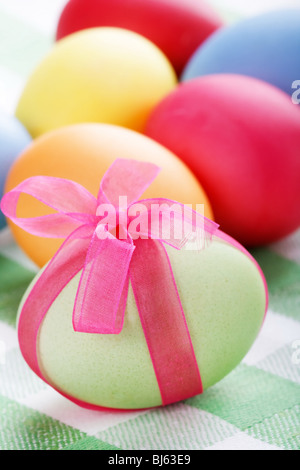 Colorful Easter Eggs Stock Photo