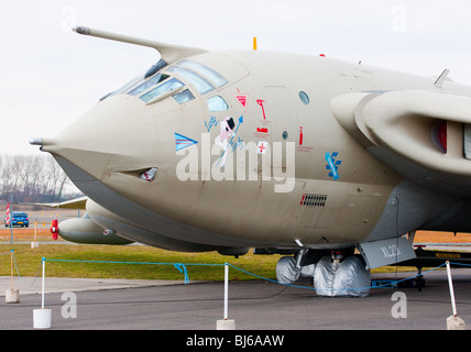 Handley-Page Victor K2 airborne tanker ex-V-bomber preserved at the Yorkshire Air Museum, Elvington, near York Stock Photo