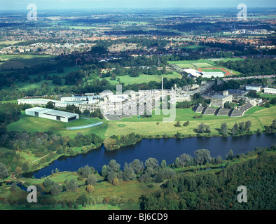 aerial view of university of east anglia, norwich, norfolk, england Stock Photo