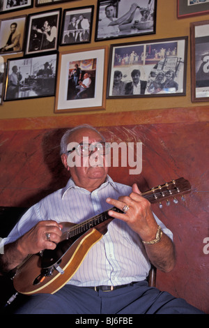 Live Music At Weekly Saturday Afternoon Giotta Family Concert Caffe Trieste San Francisco California Stock Photo