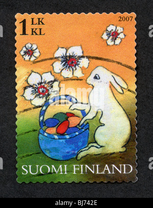 Finland postage stamp Stock Photo