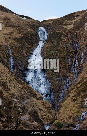 Grey Mare's Tail waterfall, near Moffat. Dumfries and Galloway, Scotland, UK. Stock Photo