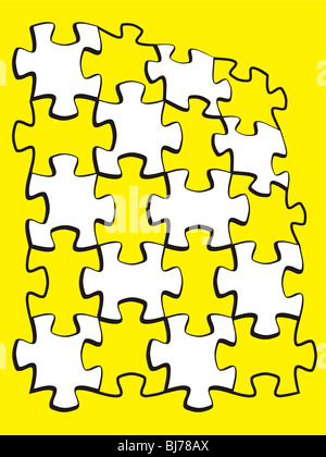 puzzle colored parts backgrounds. vector Stock Photo