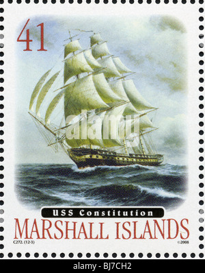 Marshall Islands postage stamp Stock Photo