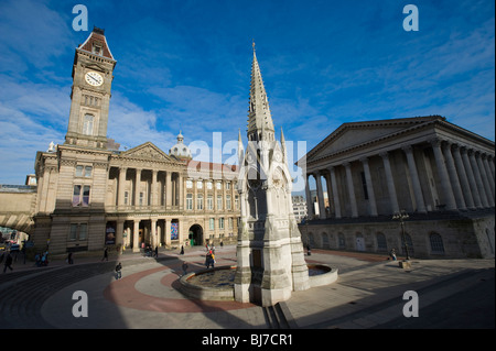 Chamberlain Square, Birmingham, England, UK.  Showing the City Museum and Art Gallery. Stock Photo