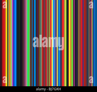 Multicoloured striped lines pattern. Digital illustration crafted from a photograph Stock Photo