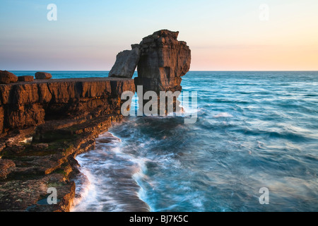 Pulpit Rock - Portland Bill, Dorset, England Stock Photo