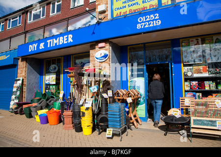 Independent hardware, DIY and timber shop Stock Photo