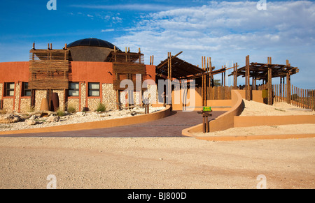 kgalagadi transfrontier park reception Stock Photo