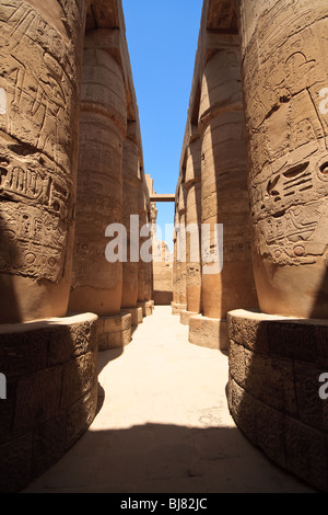 Africa Egypt Karnak Temple Luxor Upper Egypt Stock Photo