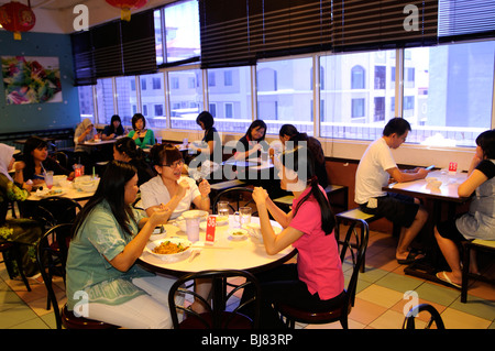 food court, Centre Point Mall, Kota Kinabalu, Sabah, Malaysia Stock Photo