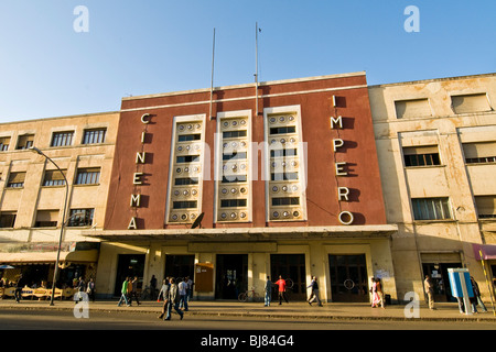 Cinema Impero, Harnet street, Asmara, Eritrea Stock Photo