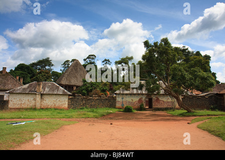 Africa Building Bafut Cameroon Fon's Palace Stock Photo