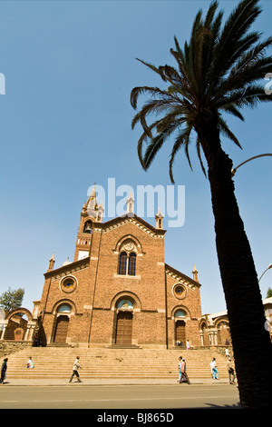 Catholic Cathedral, Asmara, Eritrea Stock Photo