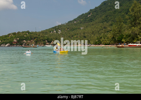 Sea kayak Koh Tao Thailand Stock Photo