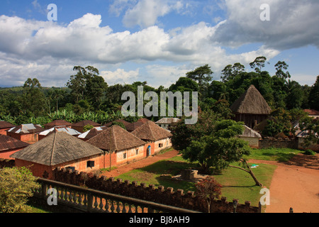 Africa Building Bafut Cameroon Fon's Palace Stock Photo