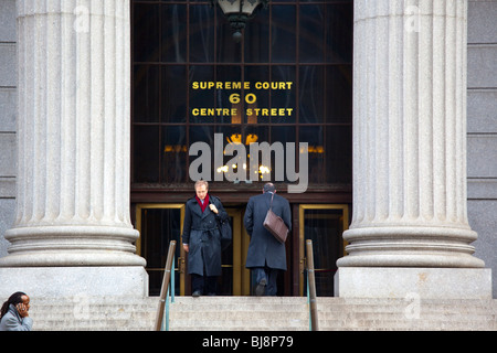 New York Supreme Court, 60 Centre Street, Manhattan, New York City Stock Photo