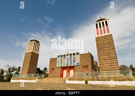 Orthodox cathedral Enda Mariam, Asmara, Eritrea Stock Photo