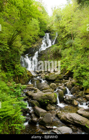 Torc waterfall, near Killarney, County Kerry, Ireland Stock Photo
