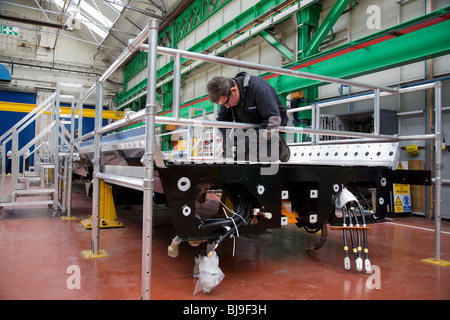 Class 378 Capitalstars being  built by Bombardier Transportation. Stock Photo
