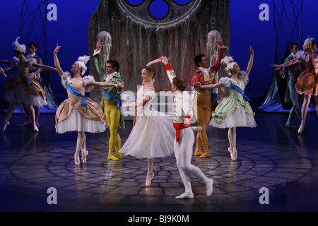 male female ballet dancers performers cinderella Stock Photo