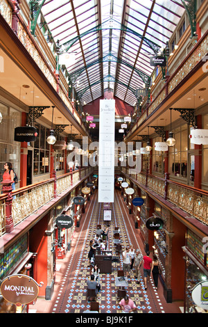 Historic shopping, Strand Arcade, Sydney, Pitt Street, Australia Stock Photo