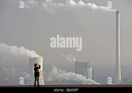 Coal fired power station, Germany. Stock Photo