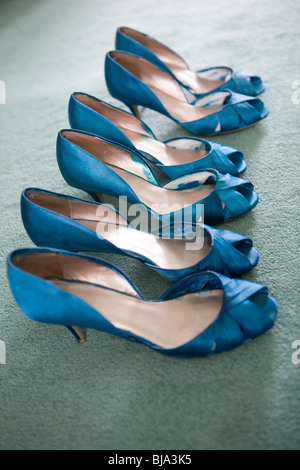 Dark teal wedding online shoes