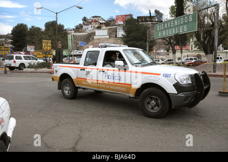 Nogales, Sonora, Mexico, has seen a decline in tourists from neighboring Arizona, USA, due to drug cartel violence. Stock Photo