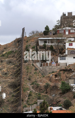 Nogales, Sonora, Mexico, has seen a decline in tourists from neighboring Arizona, USA, due to drug cartel violence. Stock Photo