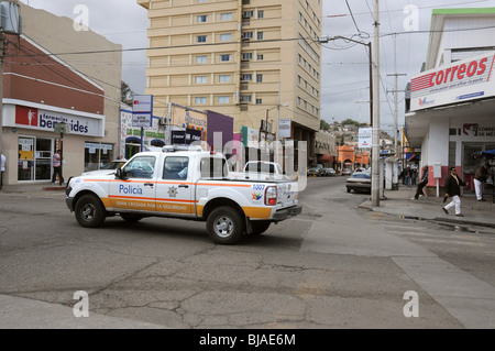 Nogales, Sonora, Mexico, has seen a decline in tourists from neighboring Arizona, USA, due to drug cartel violence. Stock Photo