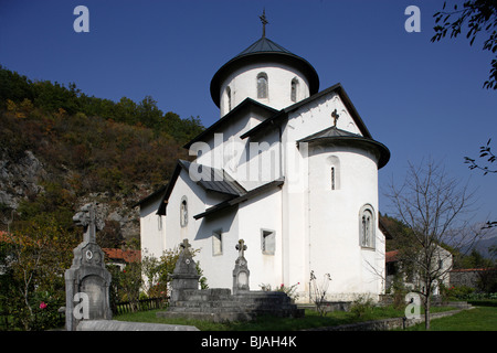 Moraca Monastery,1252,by King Stefan Nemanjic,Montenegro Stock Photo