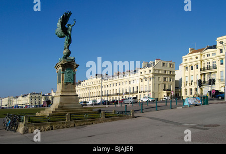 The Peace Statue on seafront at Hove (Brighton). East Sussex. England Stock Photo