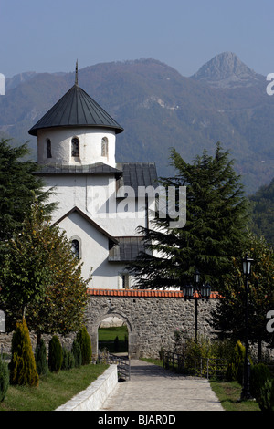 Moraca Monastery,1252,by King Stefan Nemanjic,Montenegro Stock Photo