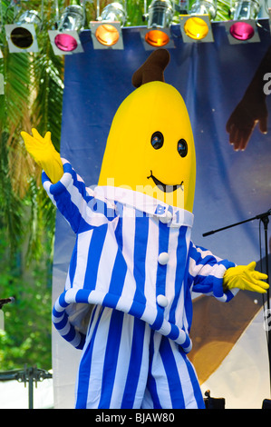 Banana in Pyjamas, live on stage Stock Photo