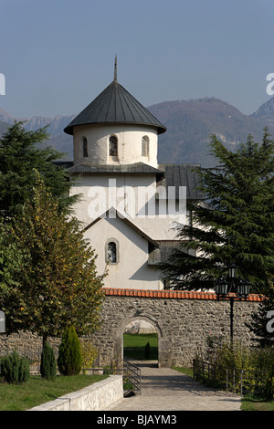 Moraca Monastery,1252,by King Stefan Nemanjic,Montenegro Stock Photo