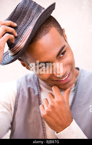 Handsome stylish young African-American man Stock Photo